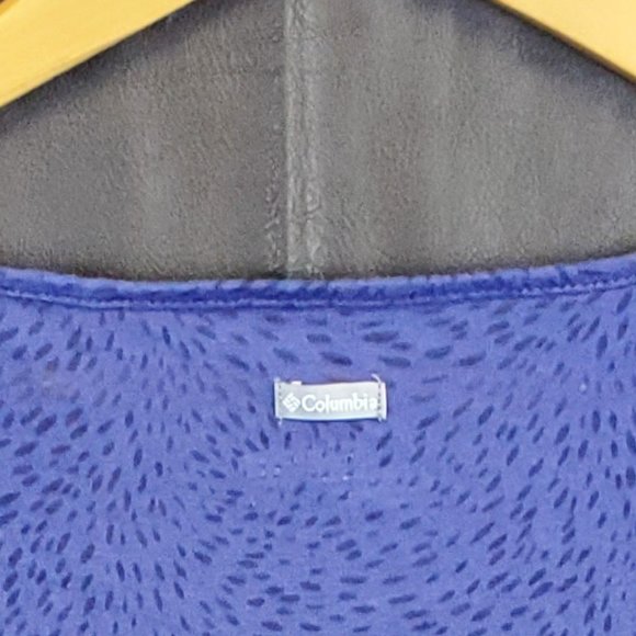 Columbia Sleeveless Tee Shirt blueish purple size M - Picture 4 of 4